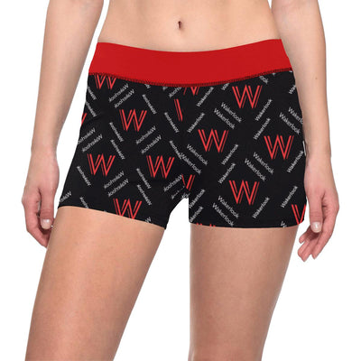 Women's Wakerlook Print Short Leggings - le Annecy Apparel