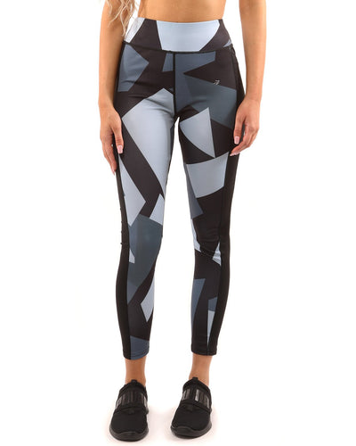 Bondi Leggings - Black/Grey - le Annecy Apparel